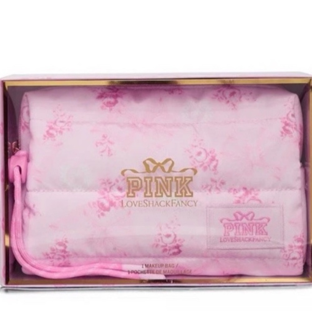 LoveShackFancy X PINK Make Up Bag